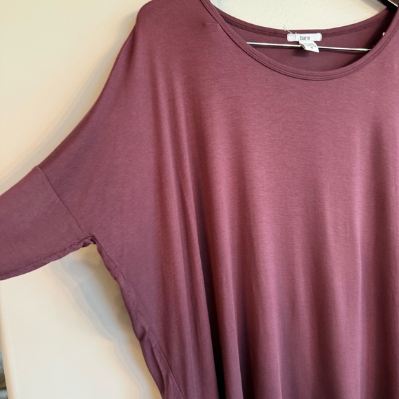 Bar 111 NWT “Myrtle Beach” “Vineyard Wine” flowy blouse size medium Made in USA. - Picture 2 of 9